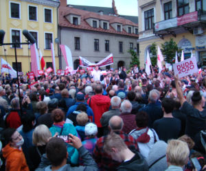 Protest podczas wizyty Adrzeja Dudy