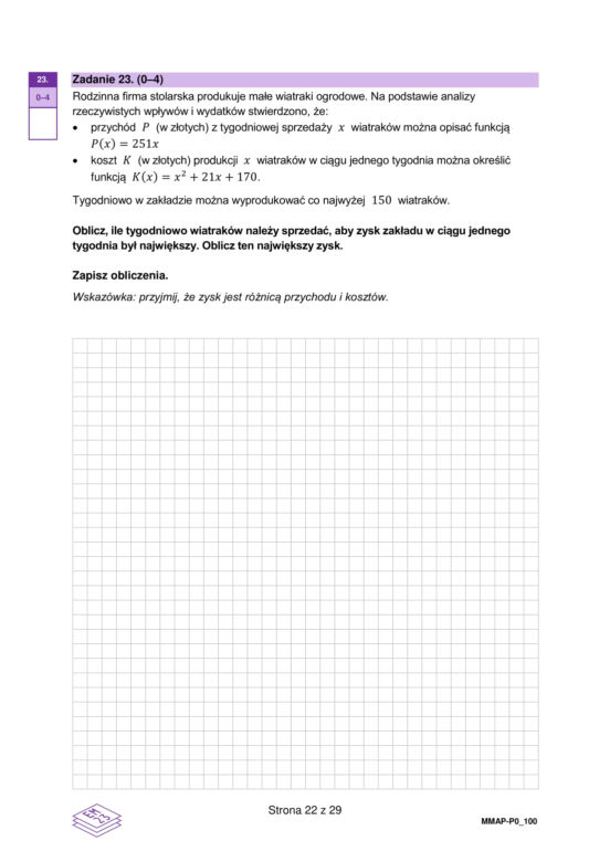 Matura próbna 2023 z matematyki. Arkusze CKE