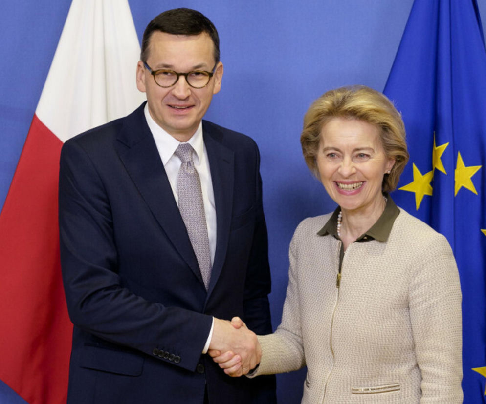 Mateusz Morawiecki, Ursula von der Leyen 