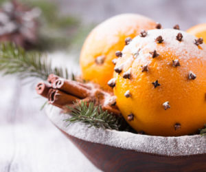 Pomarańcze z gożdzikami