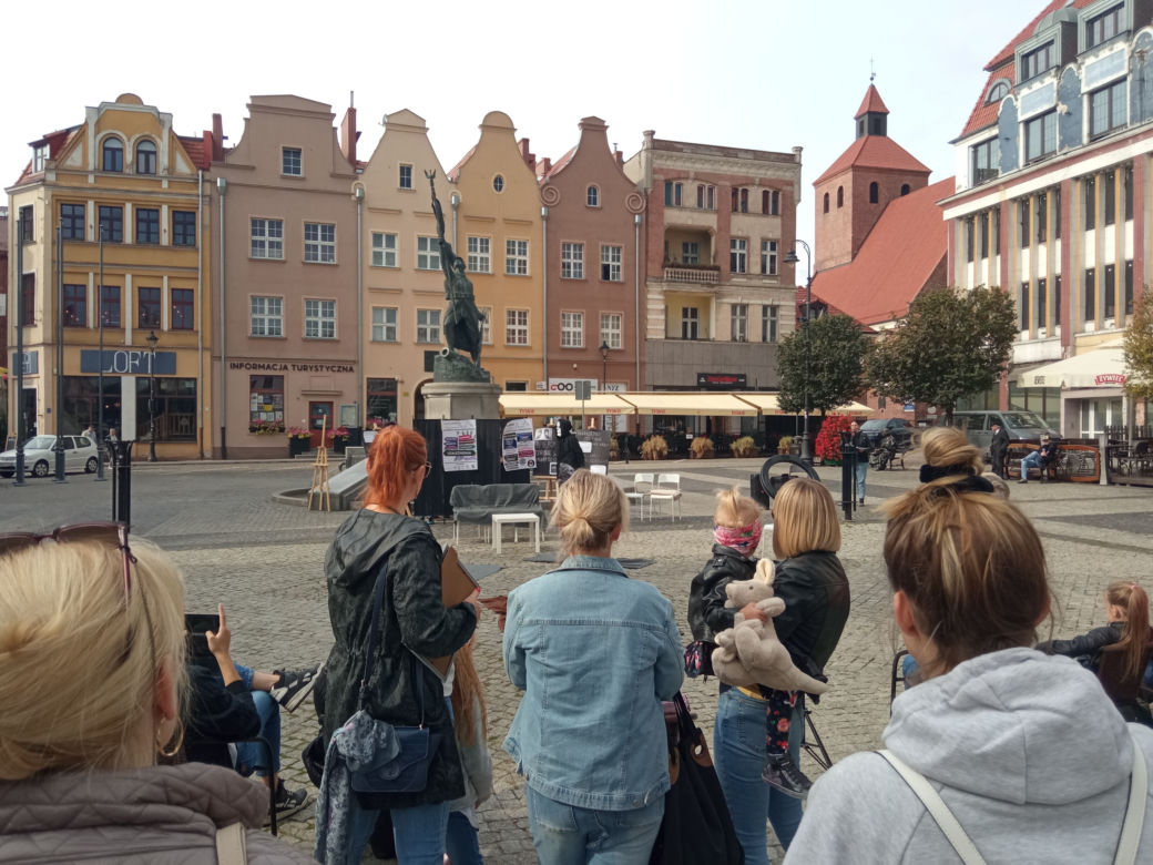 Teatr Uliczny "Nie daj się wciągnąć" w Grudziądzu