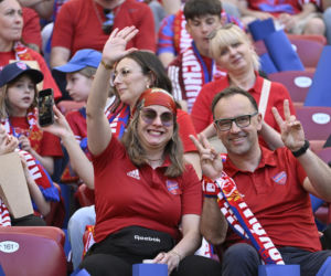 Kibice na finale Pucharu Polski: Górnik - Raków
