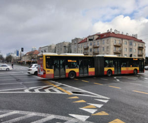 Skrzyżowanie ulic Grójeckiej, Wawelskiej i Kopińskiej w Warszawie