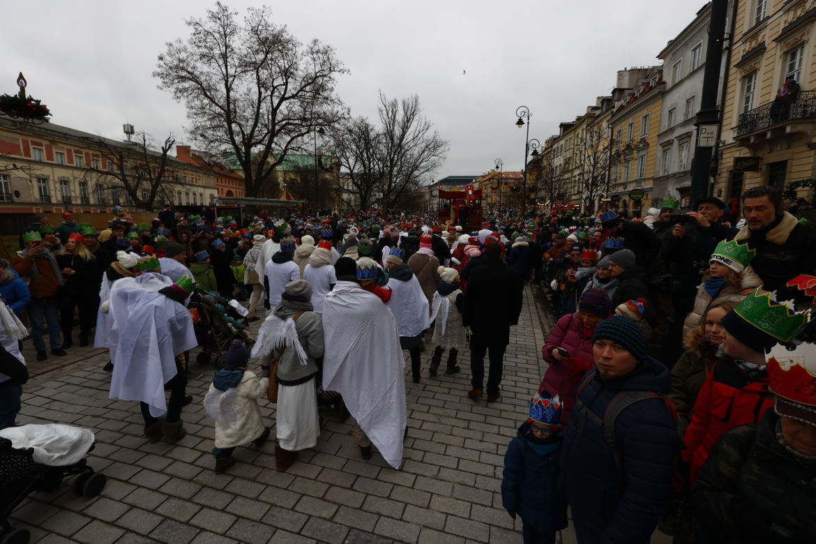 Orszak Trzech Króli 2023 przeszedł przez Warszawę