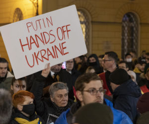 Wrocław. Kilka tysięcy osób protestowało przeciwko agresji na Ukrainę