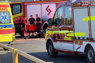 Dwa śmiertelne wypadki na drogach Mazowsza. Rowerzysta i motocyklista zginęli po potrąceniu