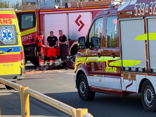 Dwa śmiertelne wypadki na drogach Mazowsza. Rowerzysta i motocyklista zginęli po potrąceniu