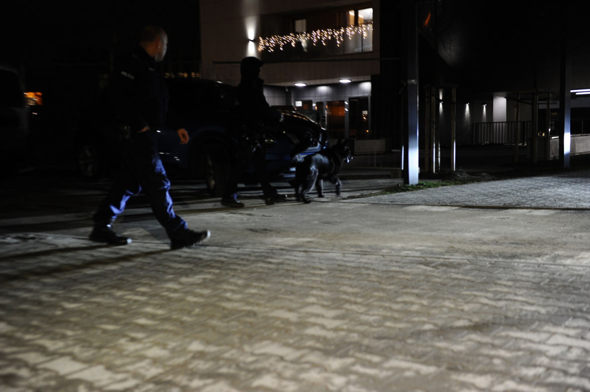 Tajemnicza akcja policji na Wilanowie