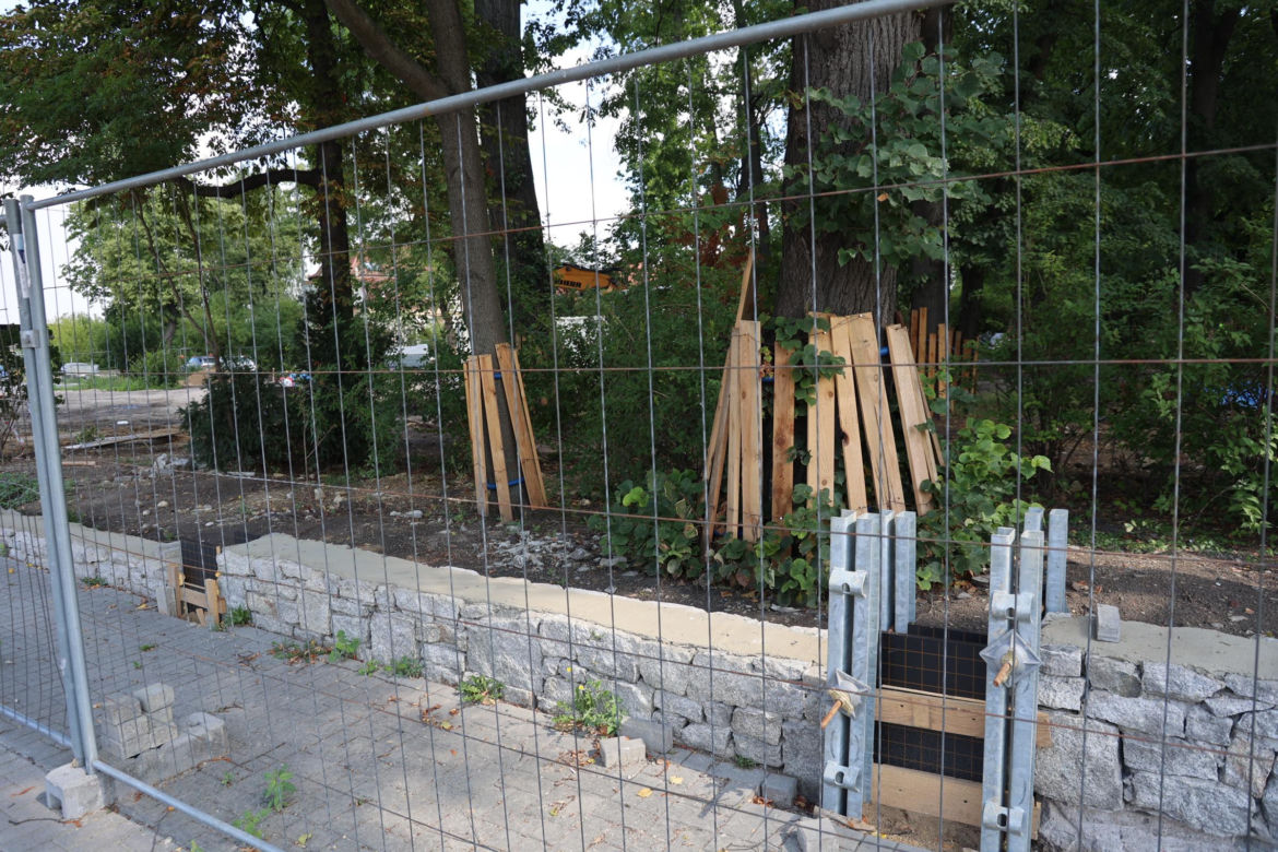 Rewitalizacja parku Bronowickiego w lublinie - postęp prac na koniec lipca 2025