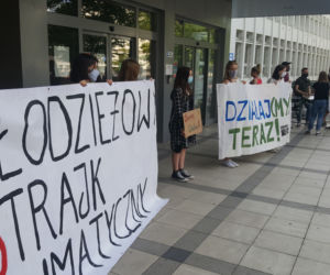 Strajk w Bydgoszczy. Młodzież wykrzyczała swoje niezadowolenie