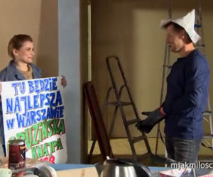 M jak miłość. Paweł (Rafał Mroczek), Katia (Joanna Jarmołowicz)