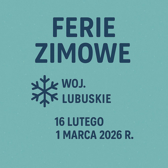 Ferie zimowe 2025/2026