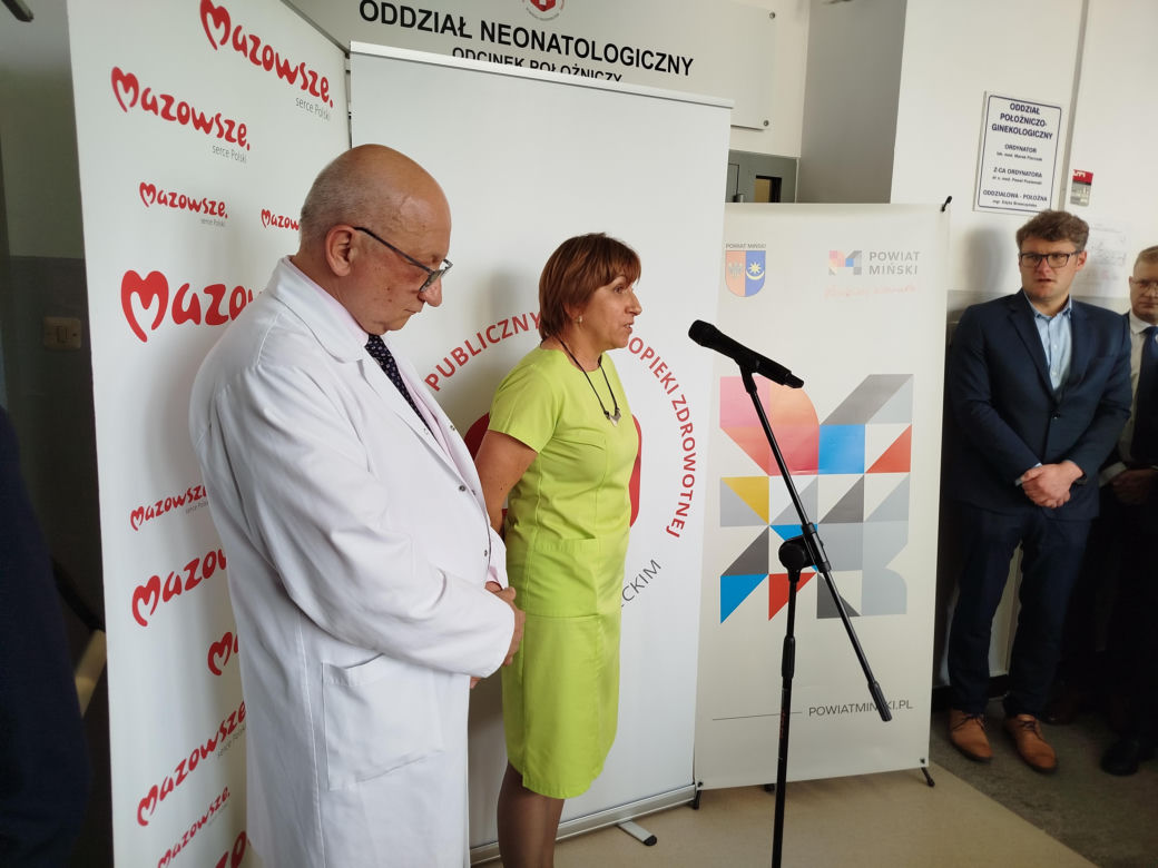 Odnowiony oddział noworodkowy wraz z częścią położniczą w mińskim szpitalu zapewni ciężarnym, rodzącym i maluchom nowoczesne warunki
