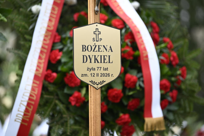 Bożena Dykiel spoczęła na Powązkach Wojskowych