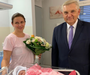 Białystok. Maja urodziła się 1 stycznia 2020 roku. Odwiedził ją prezydent Truskolaski