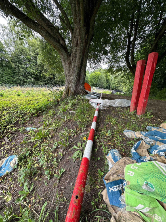 Zapora na granicy z Rosją ma być gotowa we wrześniu. Trwają testy