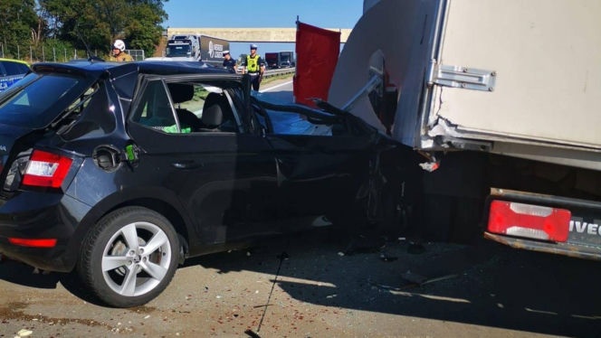Makabryczny wypadek na autostradzie A4. Wstępne ustalenia policji 