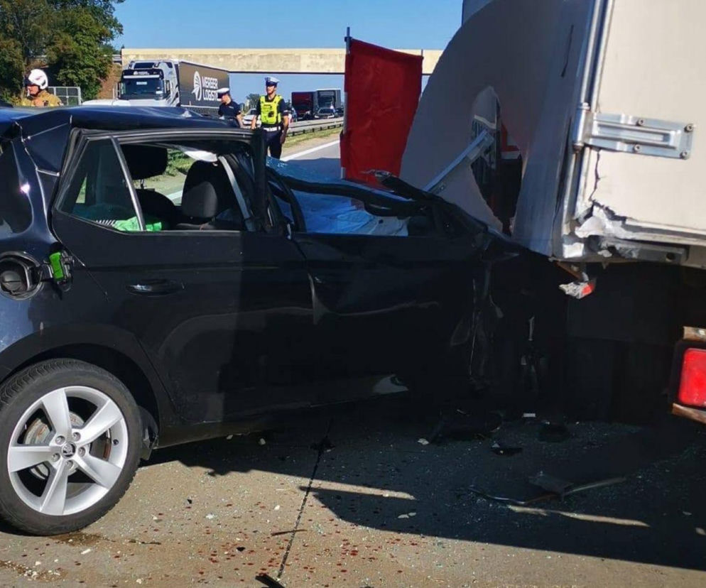 Makabryczny wypadek na autostradzie A4. Wstępne ustalenia policji 