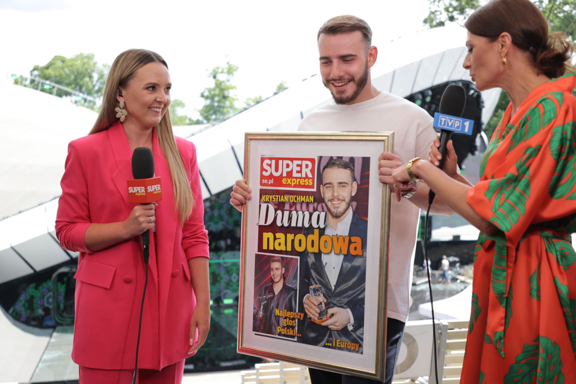 Krystian Ochman dostał nagrodę od Super Expressu