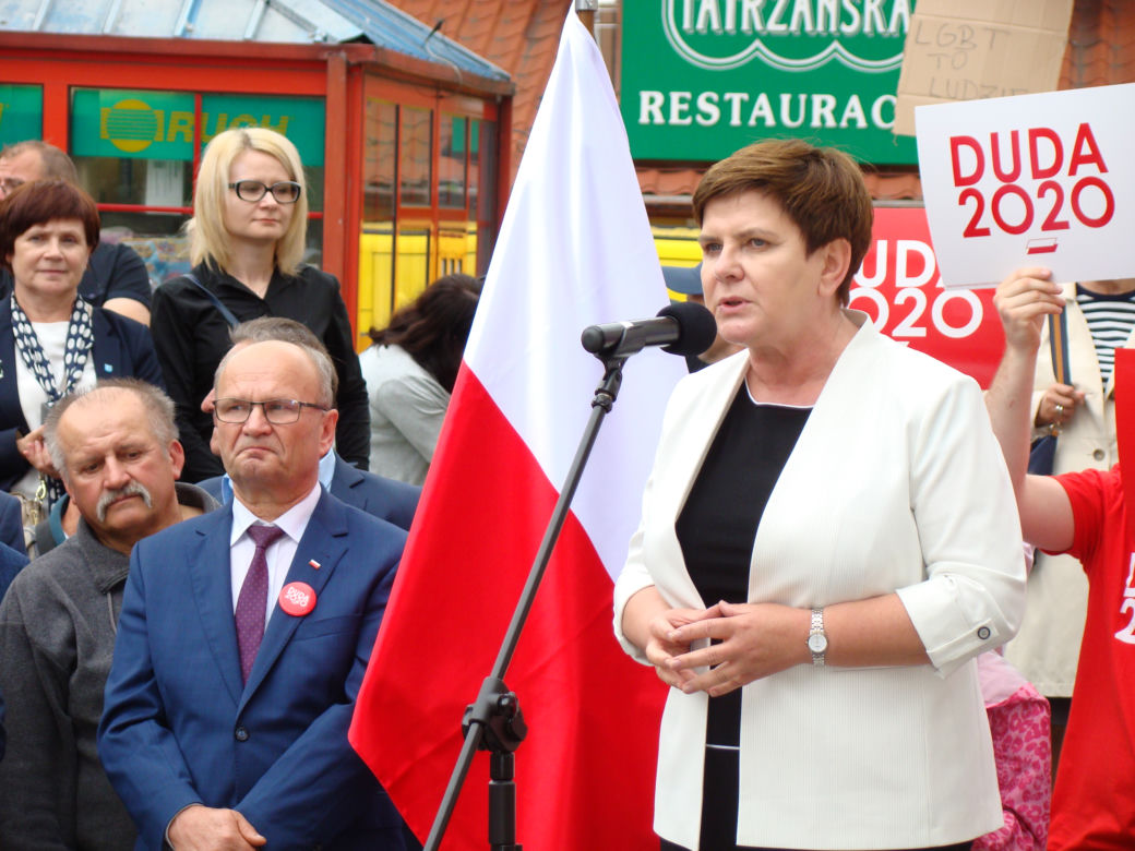 LGBT to nie ideologia - protest podczas wizyty Beaty Szydło