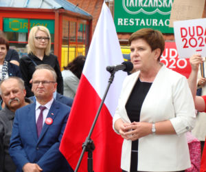 LGBT to nie ideologia - protest podczas wizyty Beaty Szydło