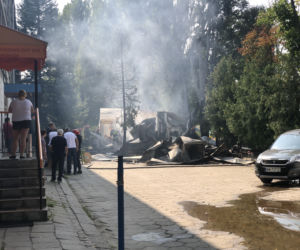 Pożar na Mokotowie