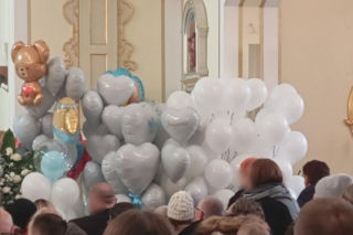 Pogrzeb Ireny Rupińskiej i jej wnuczka