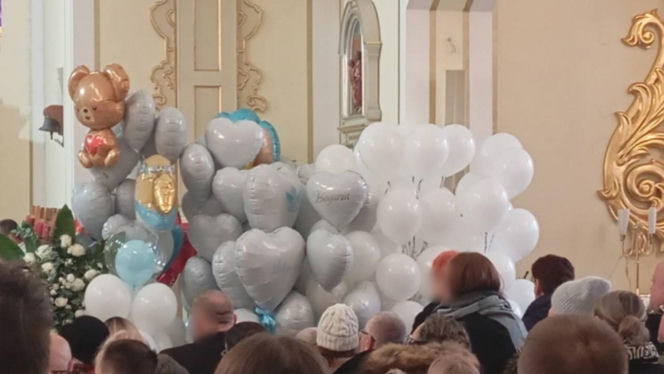 Pogrzeb Ireny Rupińskiej i jej wnuczka