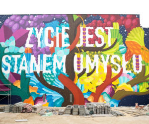Mural Boa Mistura na Skłodowskiej-Curie