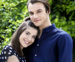 Barwy szczęścia. Agata (Natalia Zambrzycka) i Paweł (Mateusz Rzeźniczak)