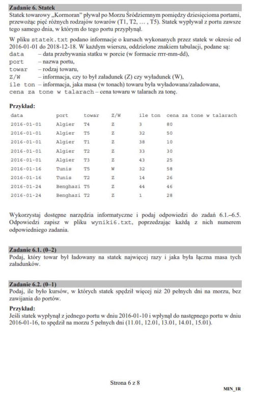 Matura 2020: Informatyka. Poziom ROZSZERZONY. ARKUSZ CKE