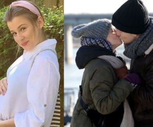 M jak miłość. Łukasz (Jakub Józefowicz), Katia (Joanna Jarmołowicz)