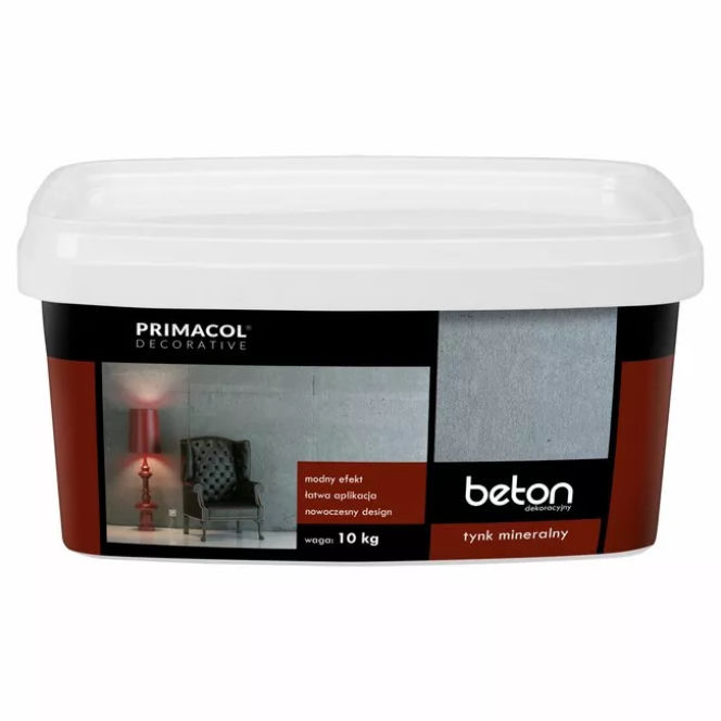 Imitacja betonu na ścianie