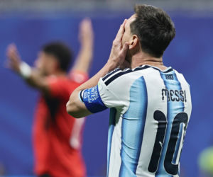 Leo Messi, mecz z Egiptem
