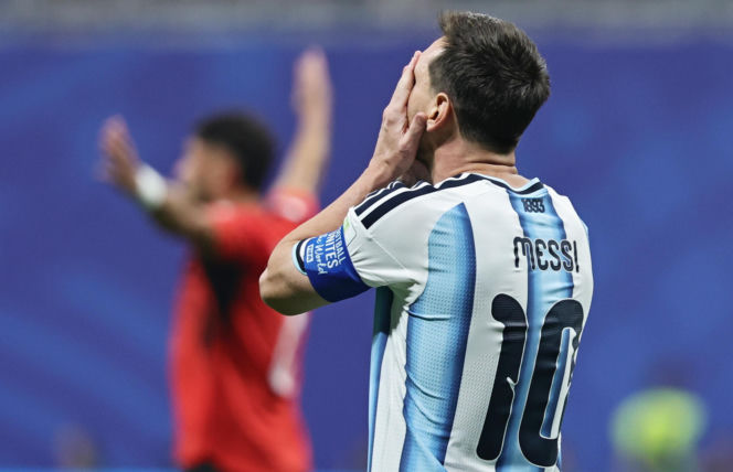 Leo Messi, mecz z Egiptem