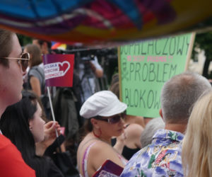 Protest przeciw przemocy w Białymstoku