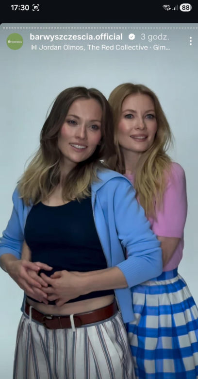 Barwy szczęścia nowy sezon sesja. Dominika (Karolina Chapko), Renata (Anna Mrozowska)