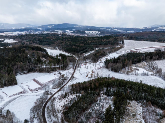 Budowa D11 w Czechach do granicy z Polską S3 w Lubawce