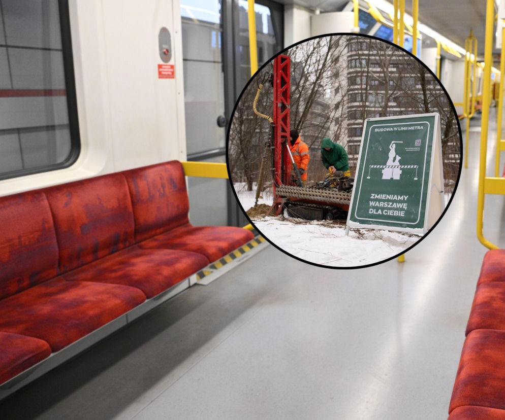 Ruszyły odwierty pod budowę nowej linii metra w Warszawie. Którędy pobiegnie?