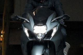 Hubert Urbański na motorze