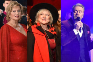 Kasprzyk z dekoltem do pasa, Figura w mini i elegancki Badach. Gwiazdy na salonach!