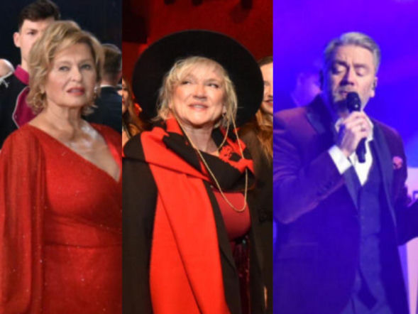 Kasprzyk z dekoltem do pasa, Figura w mini i elegancki Badach. Gwiazdy na salonach!