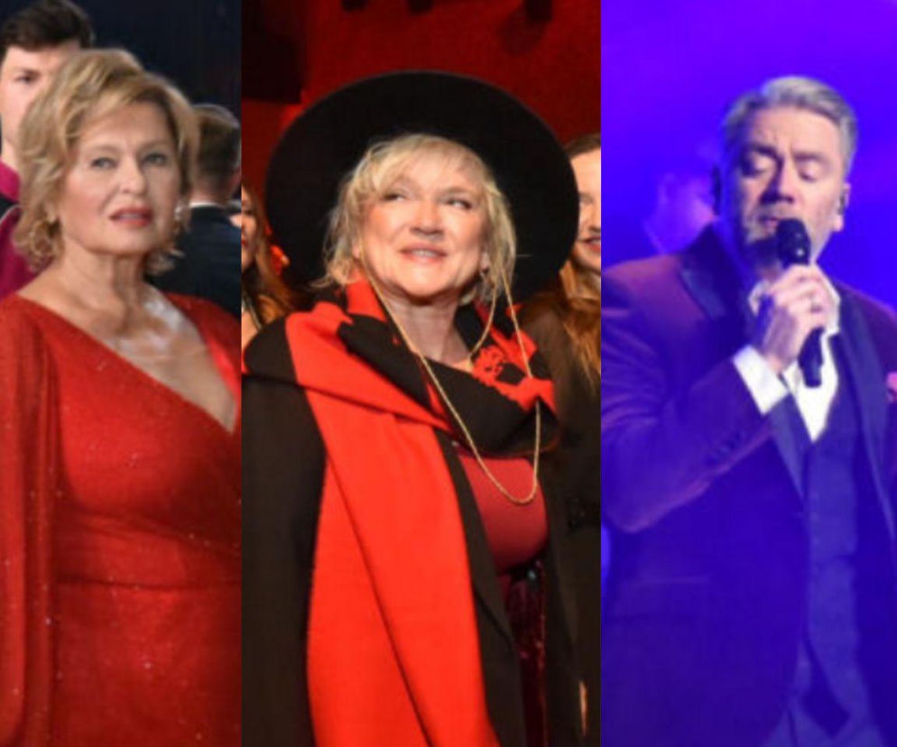 Kasprzyk z dekoltem do pasa, Figura w mini i elegancki Badach. Gwiazdy na salonach!