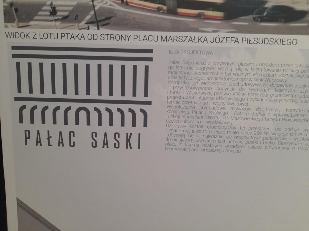 Tak ma wyglądać Pałac Saski po odbudowie