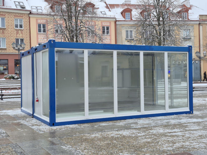 Ozdoby świąteczne oraz jarmark w Białymstoku