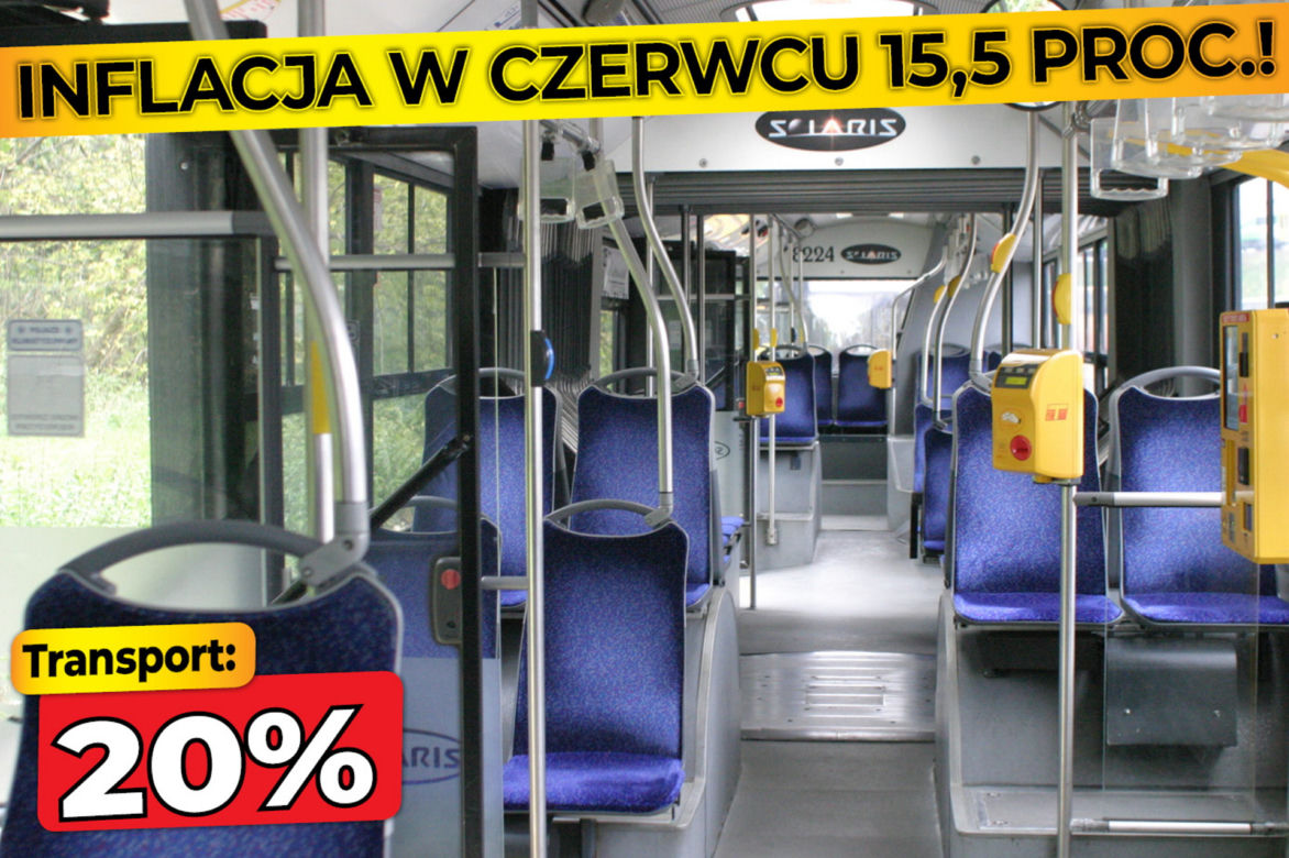 GUS: Wzrost inflacji w czerwcu do 15,5 proc.!