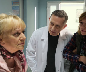 M jak miłość odc. 1605. Kisielowa (Małgorzata Rożniatowska), Artur Rogowski (Robert Moskwa), Ula (Iga Krefft)