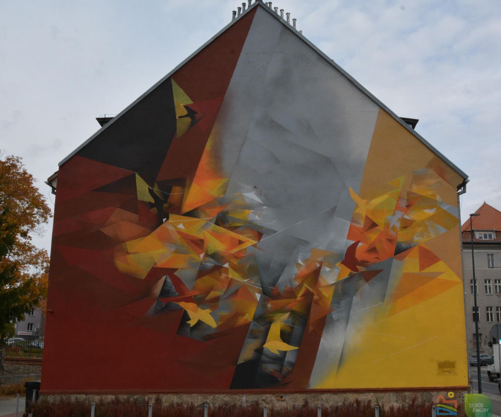 Nowy mural w centrum miasta jest już gotowy