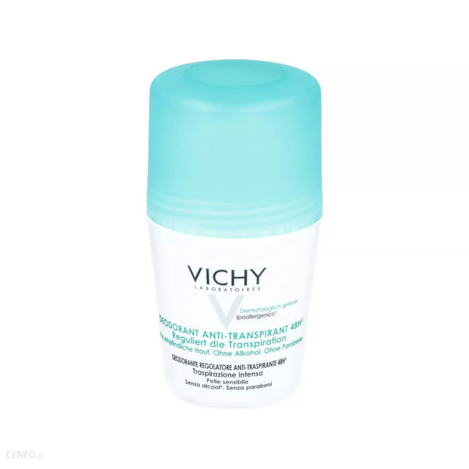 Vichy Dezodorant Antyperspirant do skóry normalnej 48h roll on