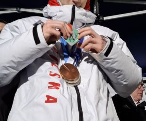 Powitanie Kacpra Tomasiaka w Bystrej 18.02.2026